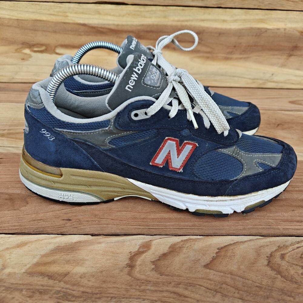New Balance Shoes 993 Women’s Size 8 Navy Blue Suede WR993CG MADE IN USA